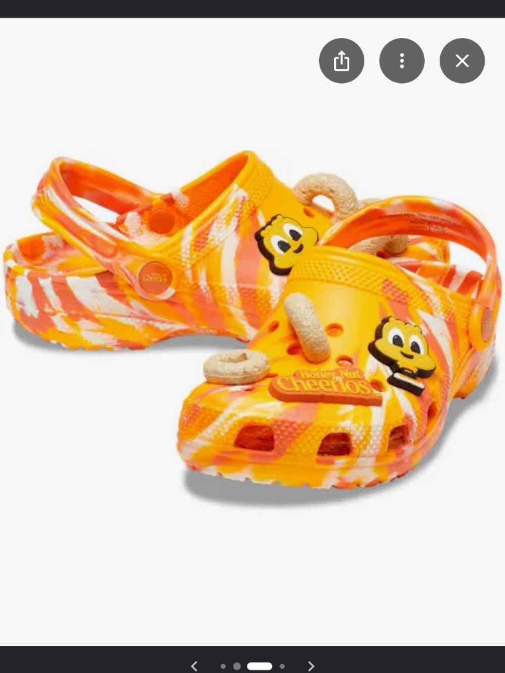 Crocs Honey Nut Cheerios Toddler 5C